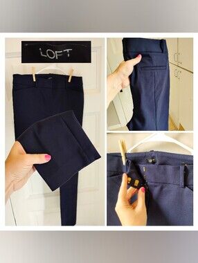 NWT LOFT Slimming Silky Business Skinny Slacks